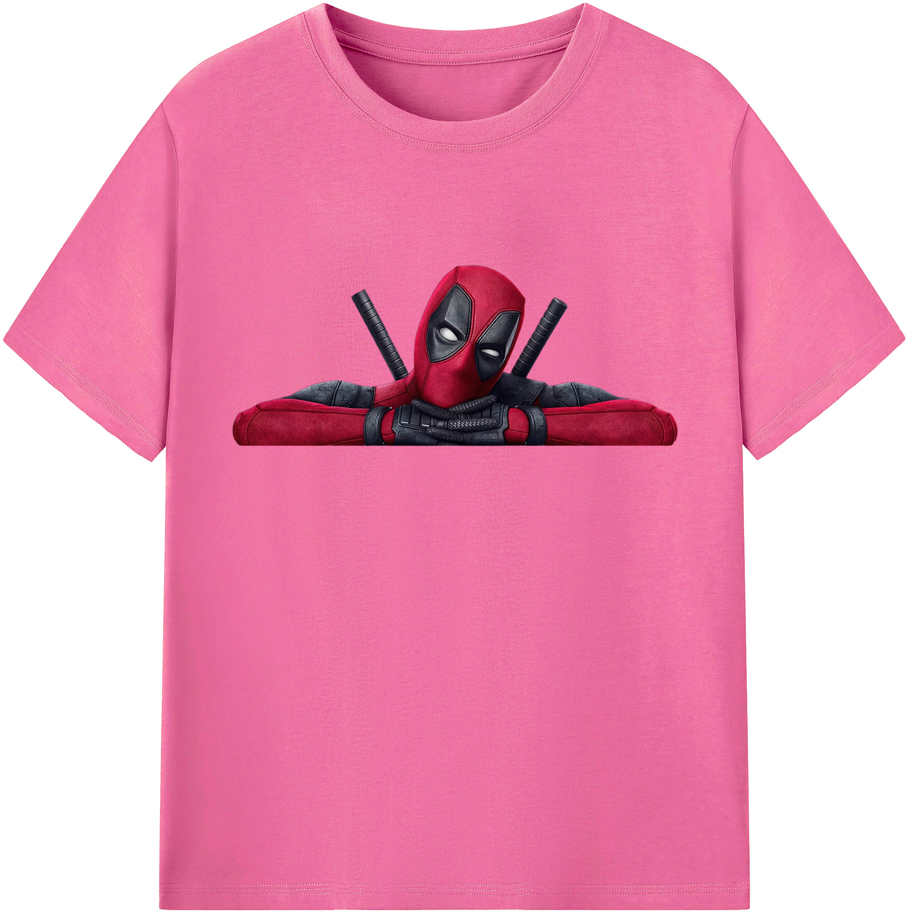（画像用） Deadpool デッドプール レディースカジュアルプリントTシャツ（綿100％）